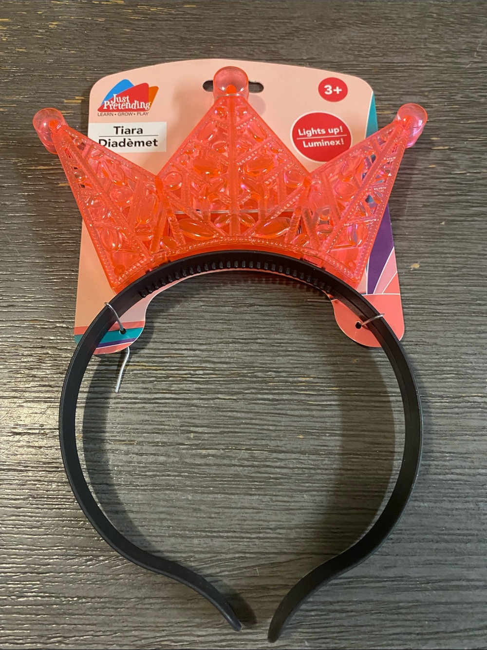 Just Pretend™ Kids Light-Up Pink Tiara Headband